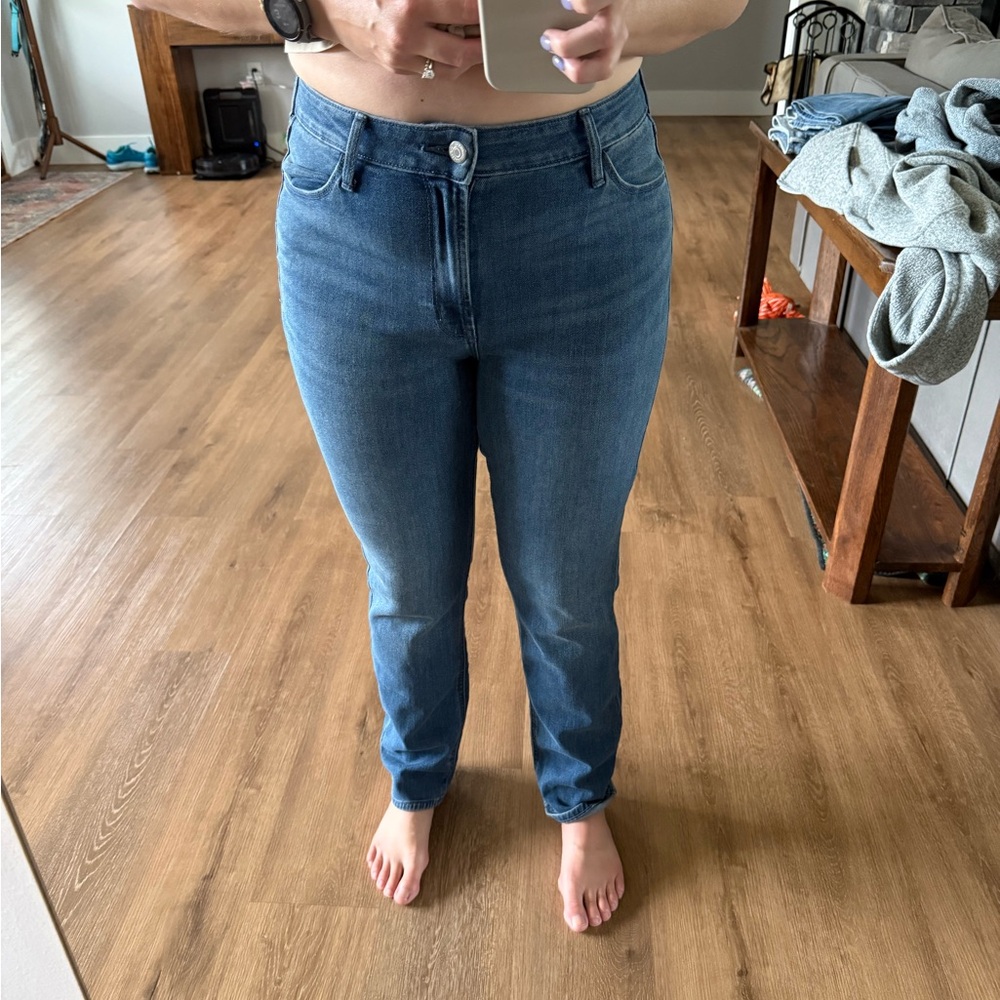 Old Navy Blue Straight Leg Jeans Classic Style